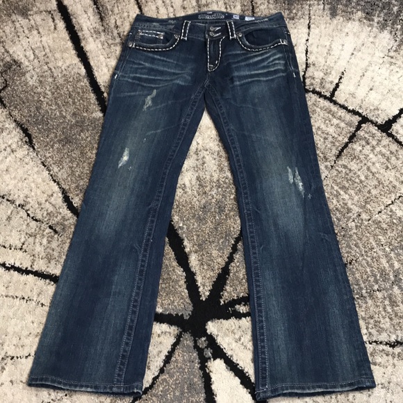 Miss Me Denim - 💙 Miss Me Cross Wing Distressed Denim Jean